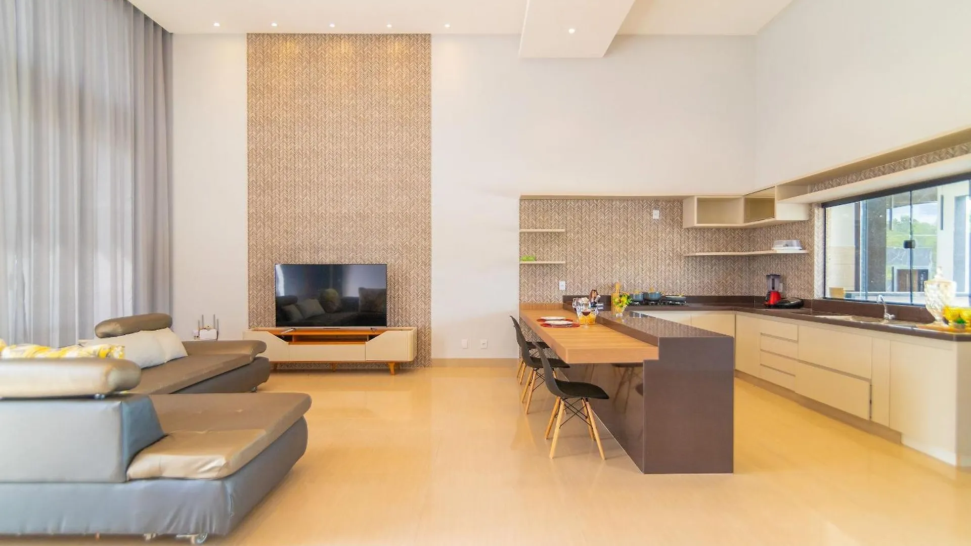 Hébergement de vacances Villa Refugio Familiar: Piscina Quente, Prainha E Wi-Fi à Caldas Novas